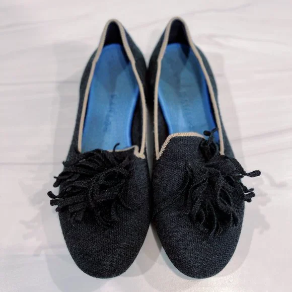 ROTHY’S The Merino Tassel Loafer Black Diamond - Limited Edition - Picture 10 of 14